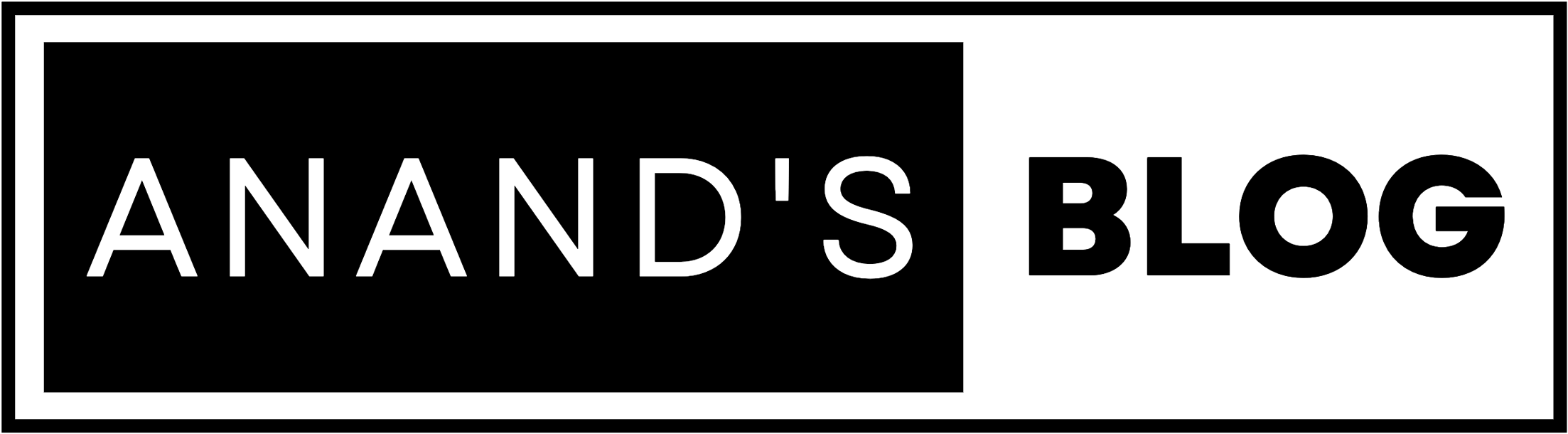 Anand's blog
